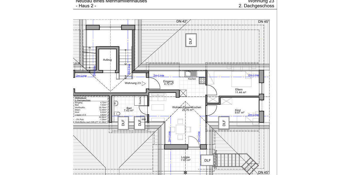 Etagenwohnung Endingen am Kaiserstuhl Endingen - 3 Zimmer, 61 m&sup2;, 419.000&euro; | Angebot:26289787