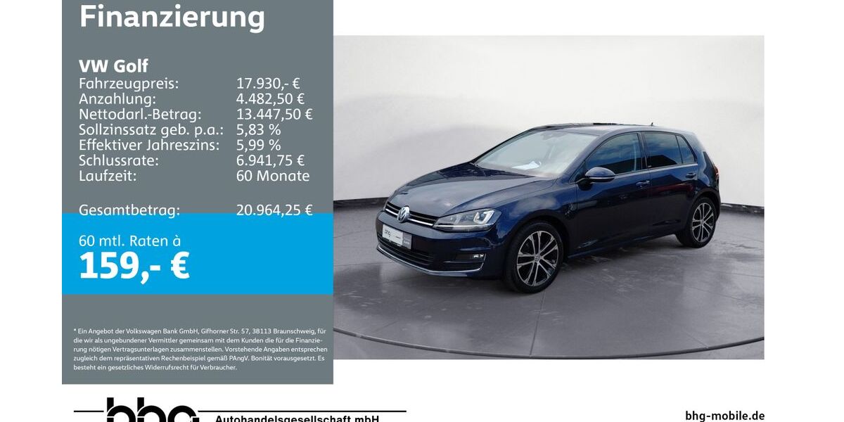 VW Golf 38.732 km 17.930 &euro; Reutlingen 72770