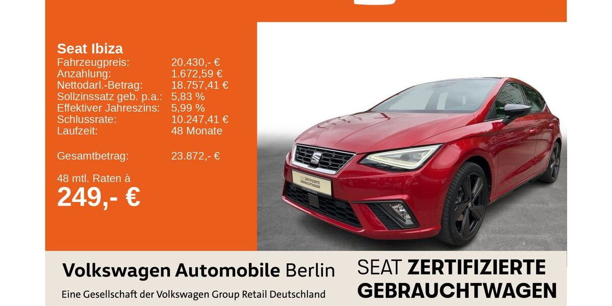 Seat Ibiza 46.290 km 19.803 &euro; Berlin 13089