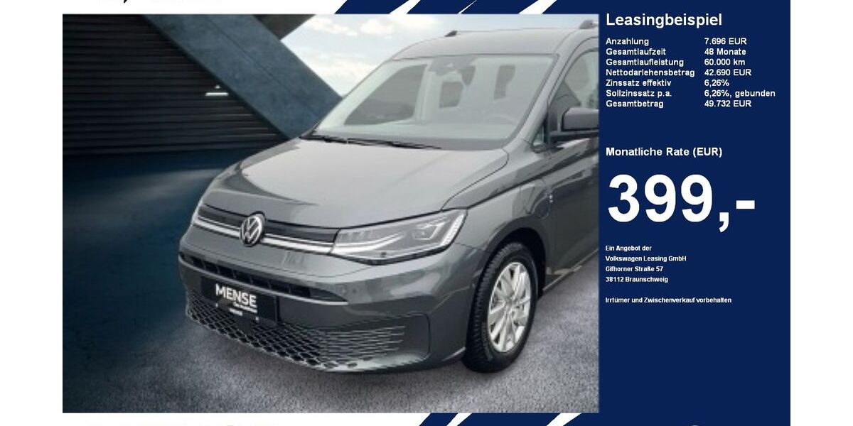 VW Caddy 7.500 km 41.490 &euro; Gütersloh 33334