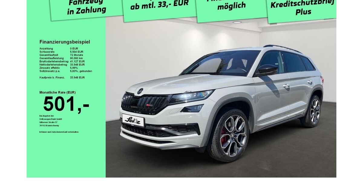 Skoda Kodiaq 59.145 km 33.698 &euro; Immenstadt 87509