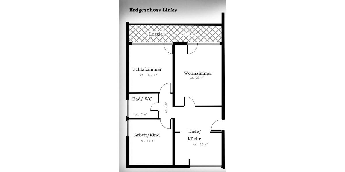 Erdgeschoßwohnung Geseke - 3 Zimmer, 86 m&sup2;, 139.800&euro; | Angebot:26097909