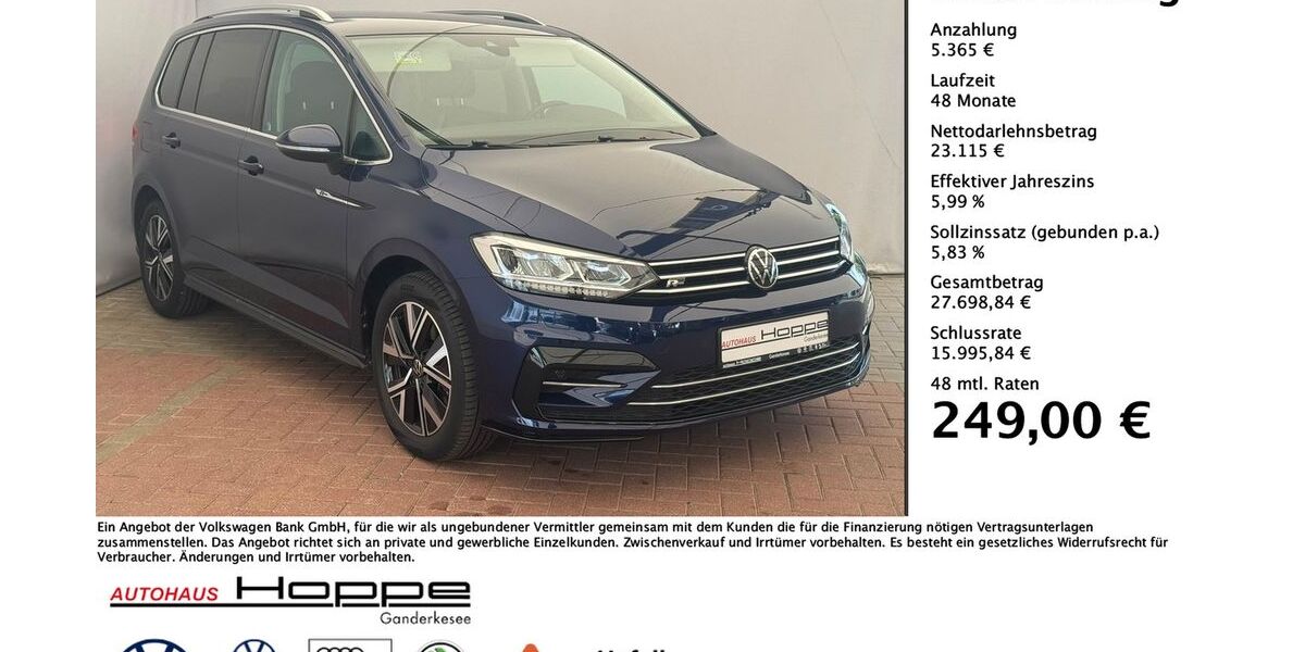 VW Touran 16.545 km 28.480 &euro; Ganderkesee 27777