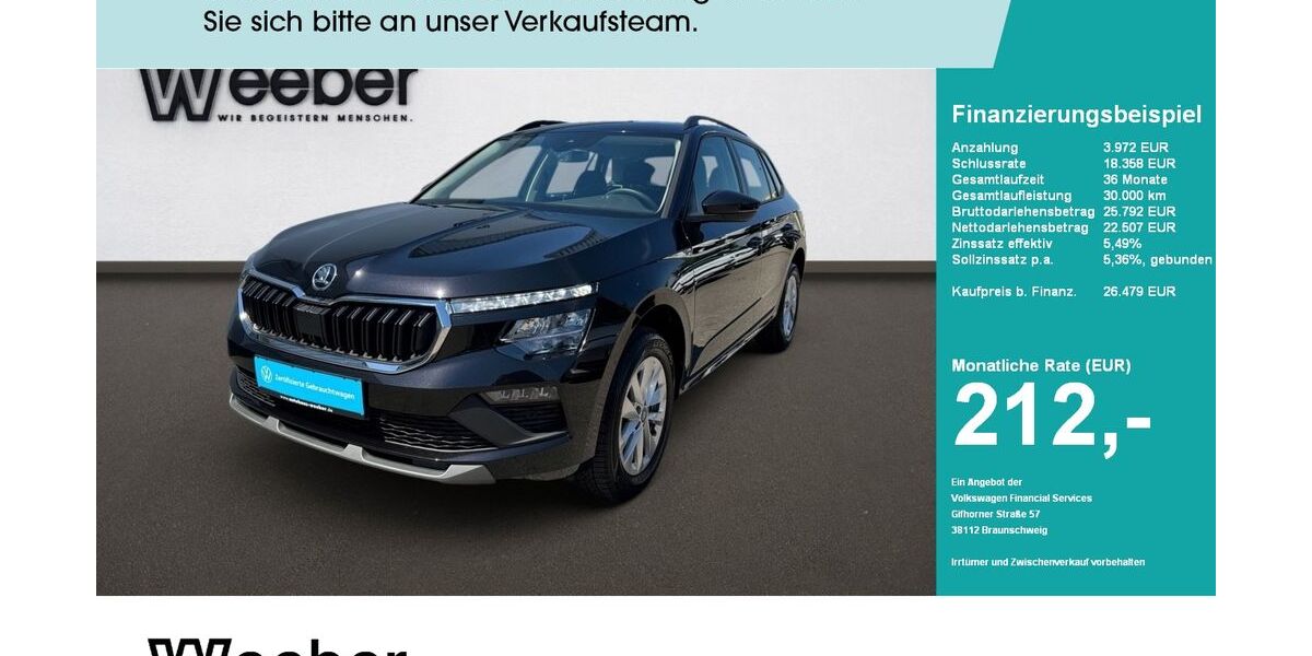 Skoda Kamiq 11.494 km 26.290 &euro; Calw 75365