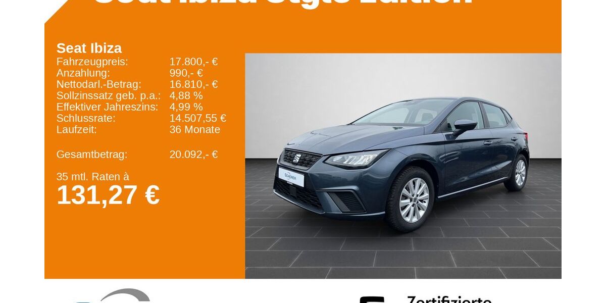 Seat Ibiza 10.511 km 17.800 &euro; Mayen 56727