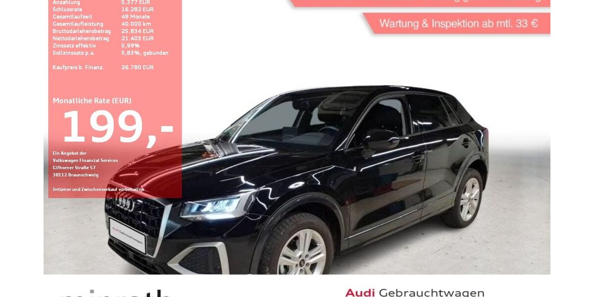 Audi Q2 3.114 km 26.780 &euro; Moers-Hülsdonk 47441