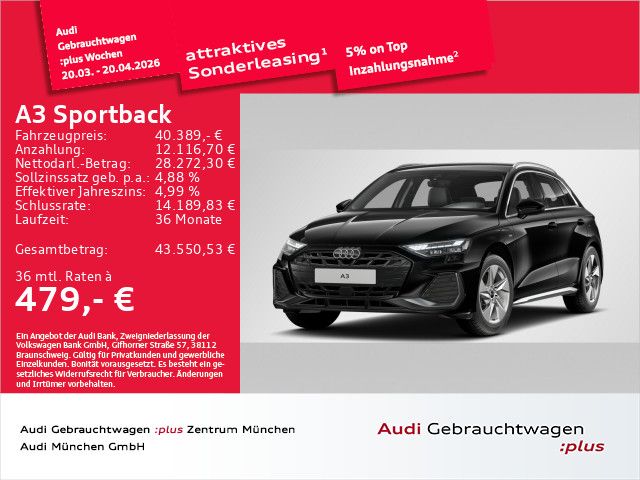 Audi A3 5.437 km 40.389 &euro; Eching 85386