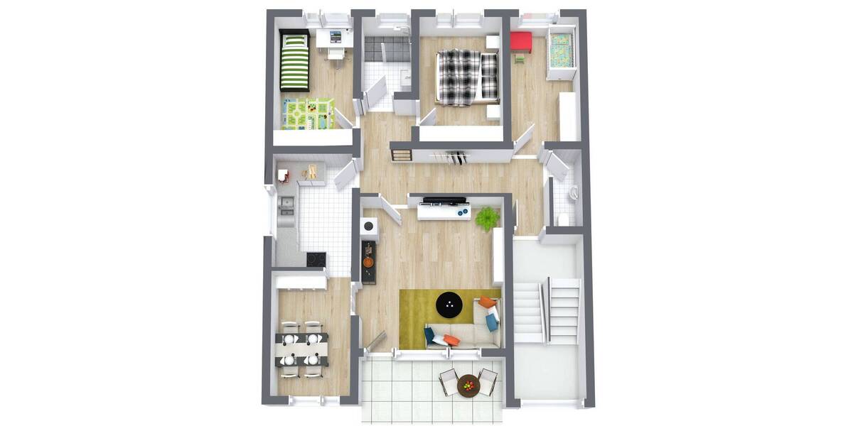 Etagenwohnung Metzingen - 4 Zimmer, 96 m&sup2;, 329.000&euro; | Angebot:26141269