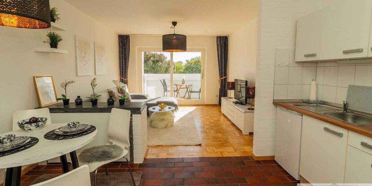 Etagenwohnung Neuss Innenstadt - 2 Zimmer, 43 m&sup2;, 1.100&euro; | Angebot:23833180