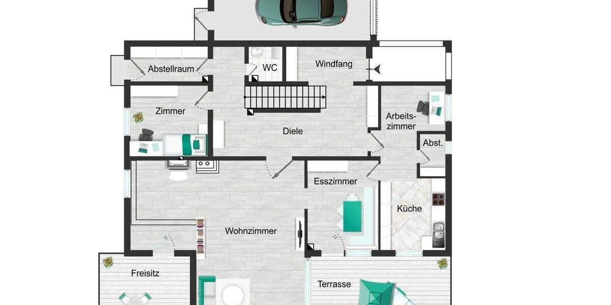 Einfamilienhaus Raubling Pfraundorf - 7 Zimmer, 241 m&sup2;, 1.090.000&euro; | Angebot:25070277