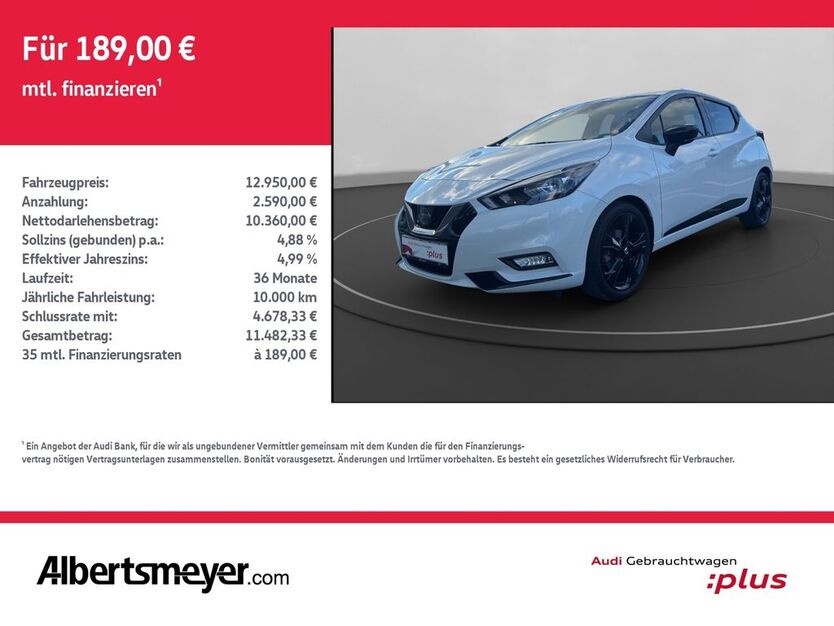 Nissan Micra 15.439 km 12.950 € Nordhausen 99734