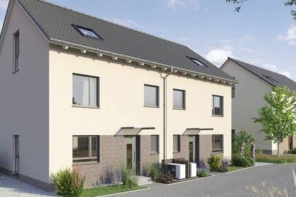 Doppelhaushälfte mit Luft-Wasser-Wärmepumpe, vollunterkellert, 2 Stellplätze & mehr! 5 zimmer