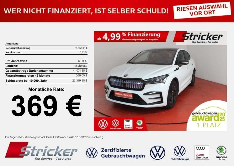 Skoda Enyaq 57.275 km 33.949 &euro; Horn-Bad Meinberg 32805