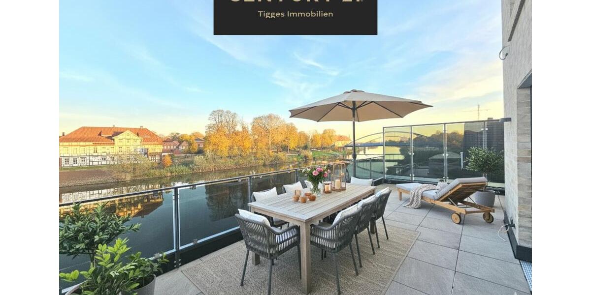 ** Luxuriöses Wohnen mit Weserblick – Erstbezug in moderner Maisonettewohnung ** 5 zimmer