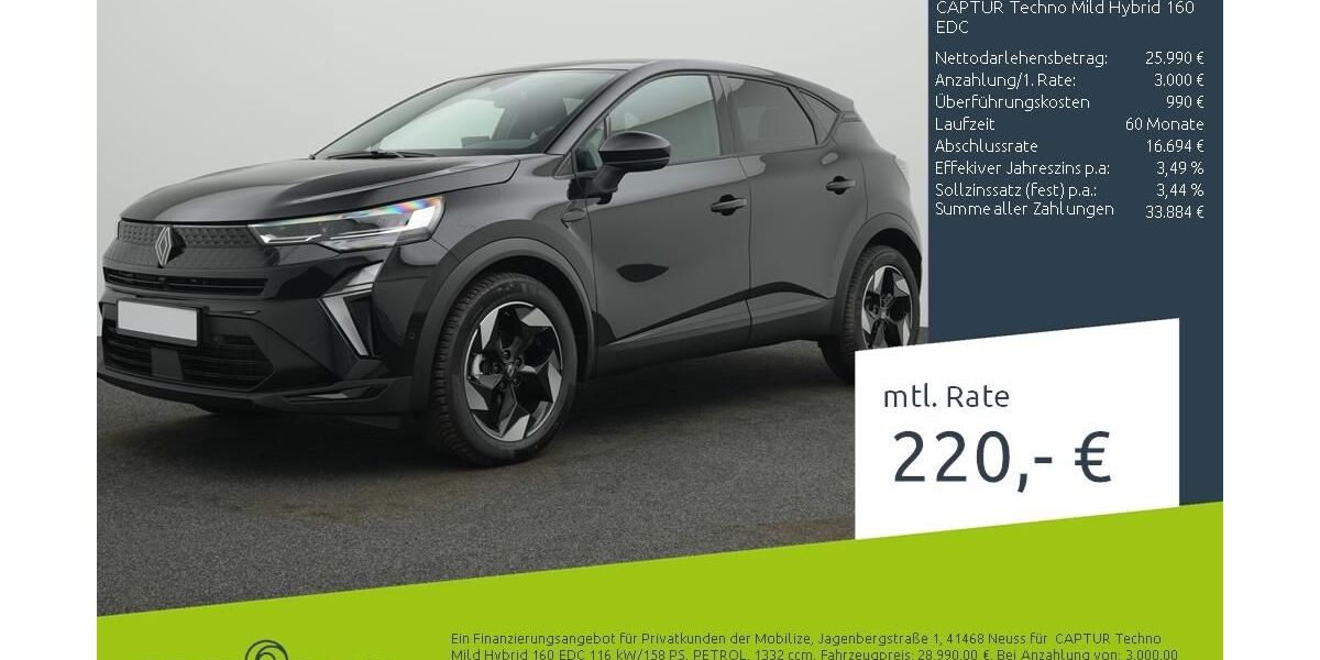 Renault Captur 1.500 km 24.430 &euro; Münster - Amelsbüren 48163