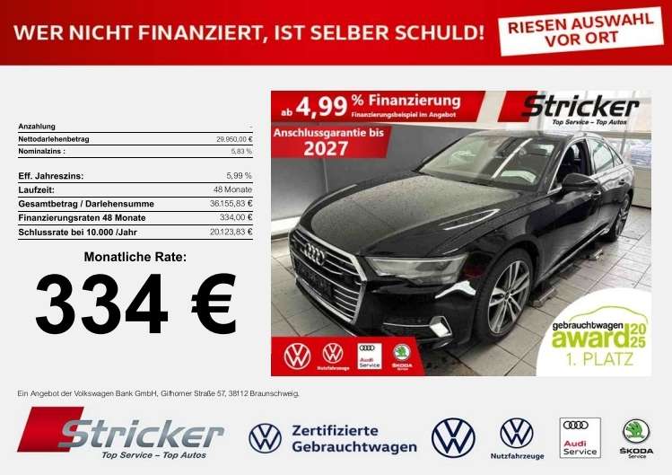 Audi A6 42.655 km 29.949 &euro; Detmold 32760