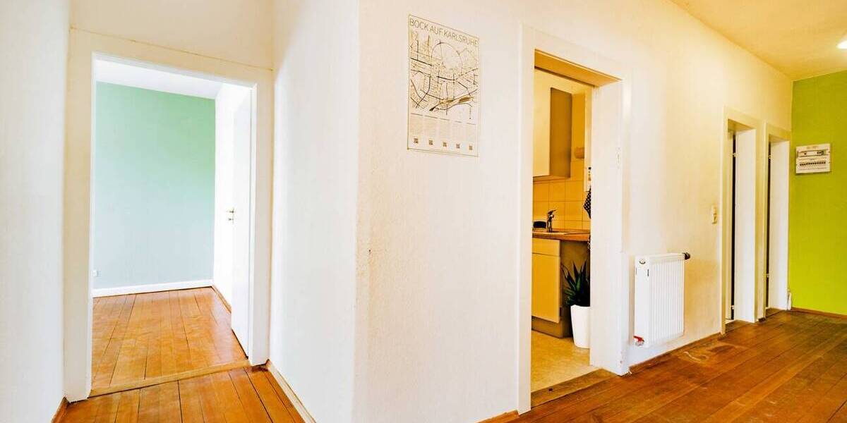Etagenwohnung Karlsruhe Mühlburg - 4 Zimmer, 110 m&sup2;, 467.000&euro; | Angebot:26026893