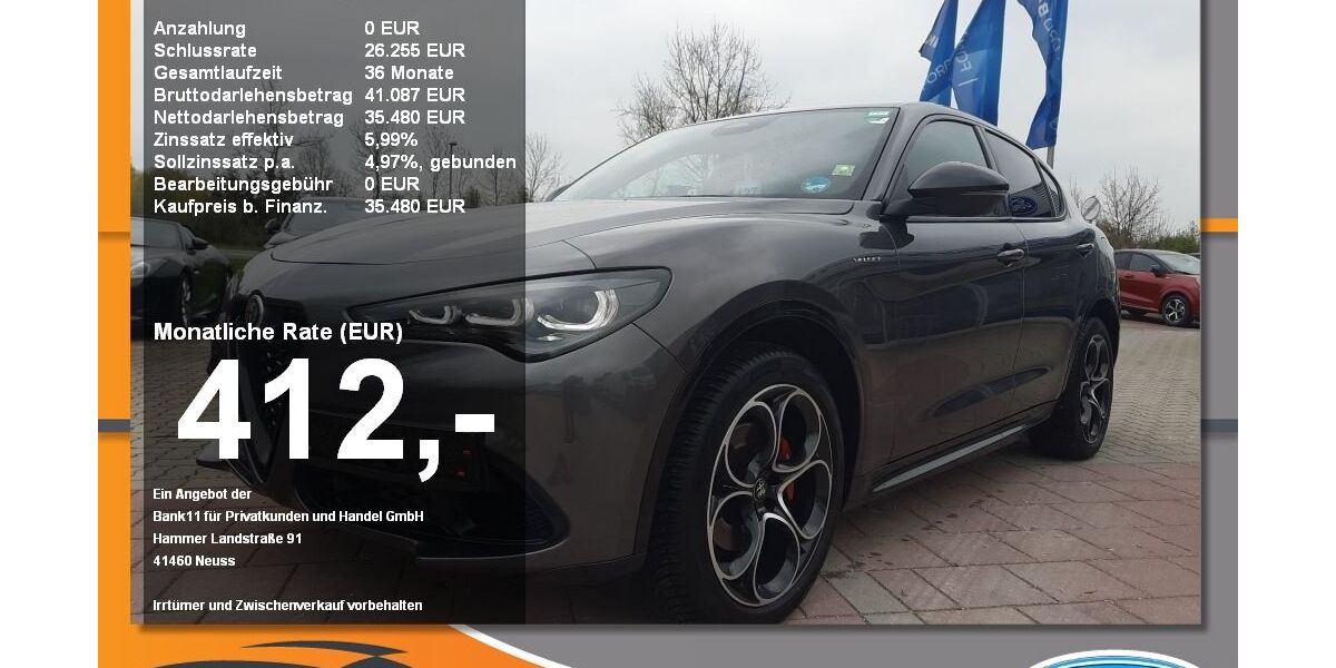 Alfa Romeo Stelvio 34.465 km 35.480 &euro; Neustadt / Donau 93333