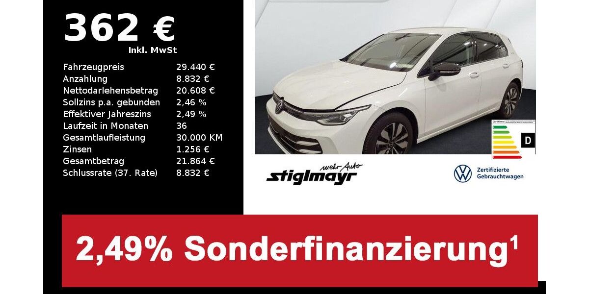 VW Golf 25.442 km 29.440 &euro; Pfaffenhofen/Ilm 85276