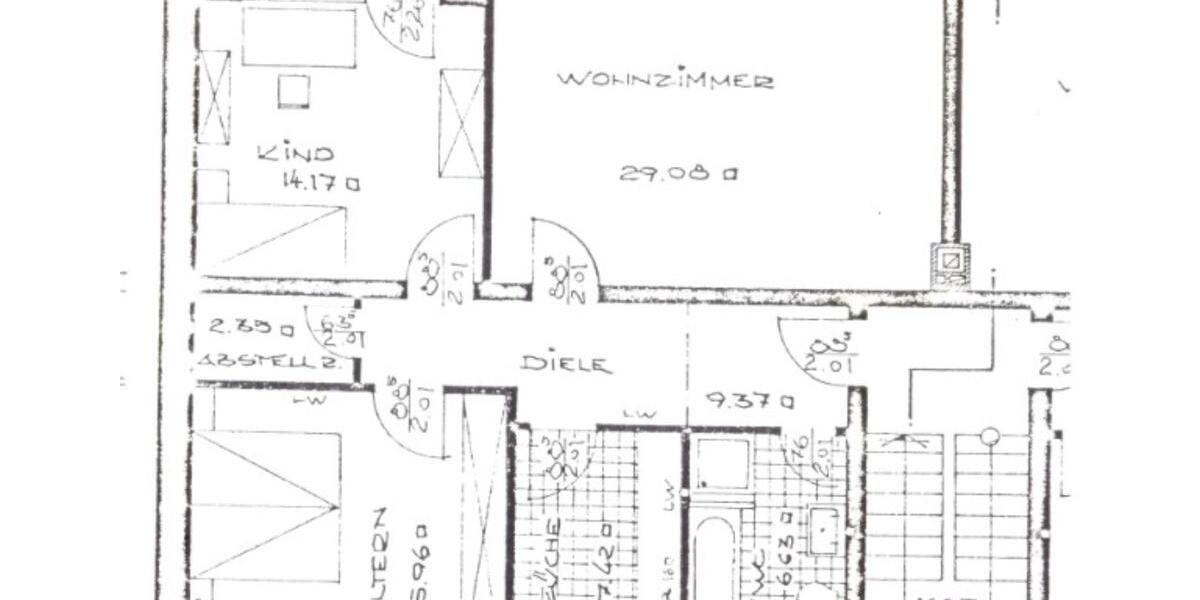 3 Zimmerwohnung mit Süd-West-Balkon 3 zimmer