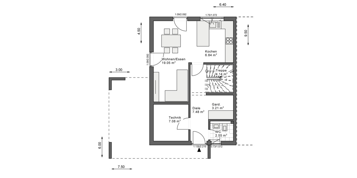 Doppelhaushälfte Herford Falkendiek - 4 Zimmer, 140 m&sup2;, 1.600&euro; | Angebot:26395168