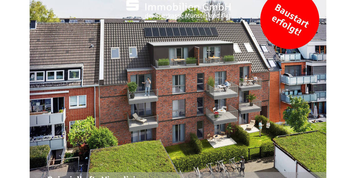 Etagenwohnung Münster Mauritz - 3 Zimmer, 79 m&sup2;, 615.000&euro; | Angebot:26704383