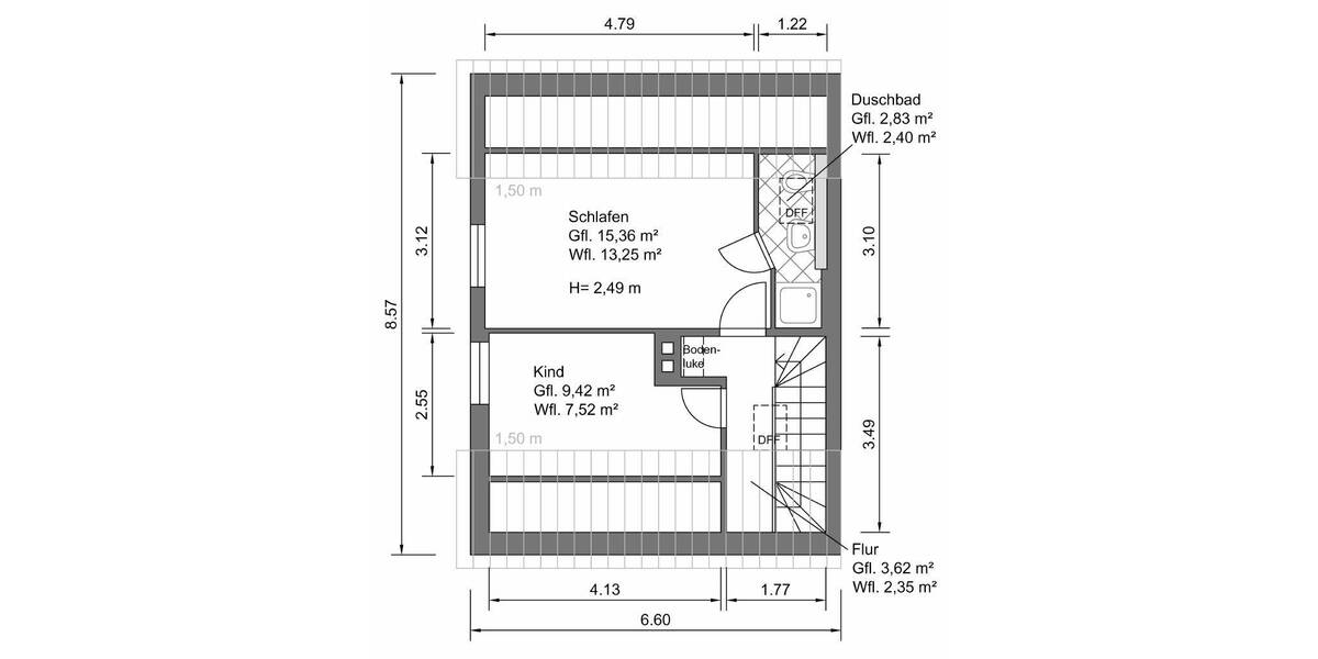 Doppelhaushälfte Landsberg - 3 Zimmer, 72 m&sup2;, 130.000&euro; | Angebot:26643867