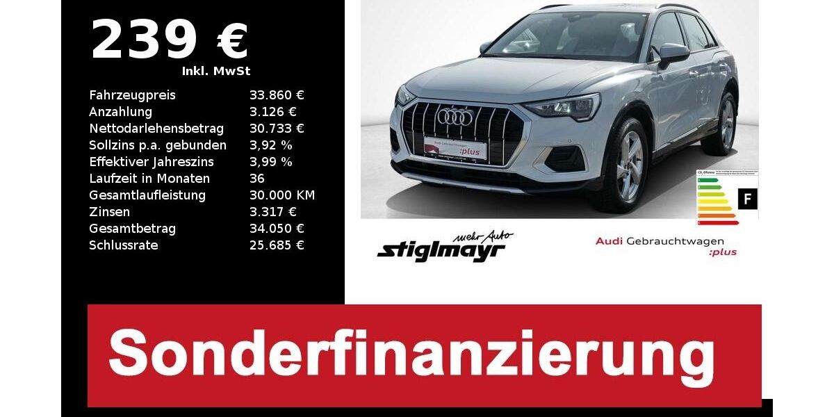 Audi Q3 9.464 km 32.280 &euro; Pfaffenhofen 85276