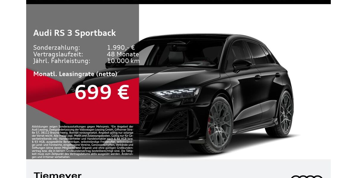 Audi RS3 2.050 km 75.840 &euro; Plettenberg 58840