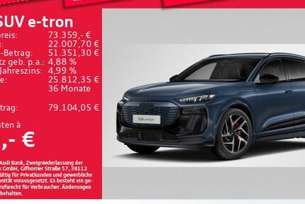 Audi SQ6 e-tron 26.470 km 73.359 &euro; Eching 85386
