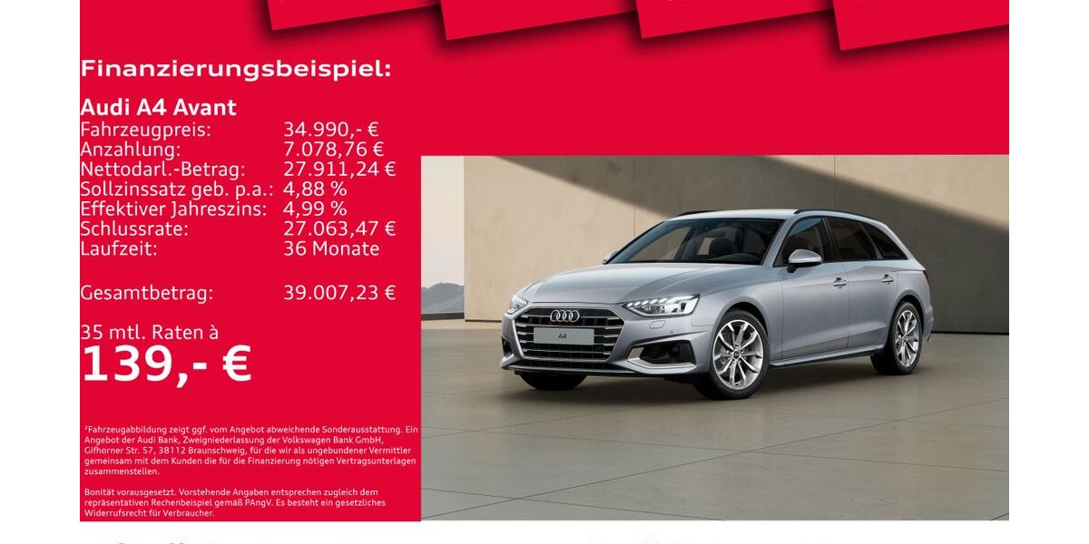 Audi A4 12.432 km 34.990 &euro; Hannover 30179