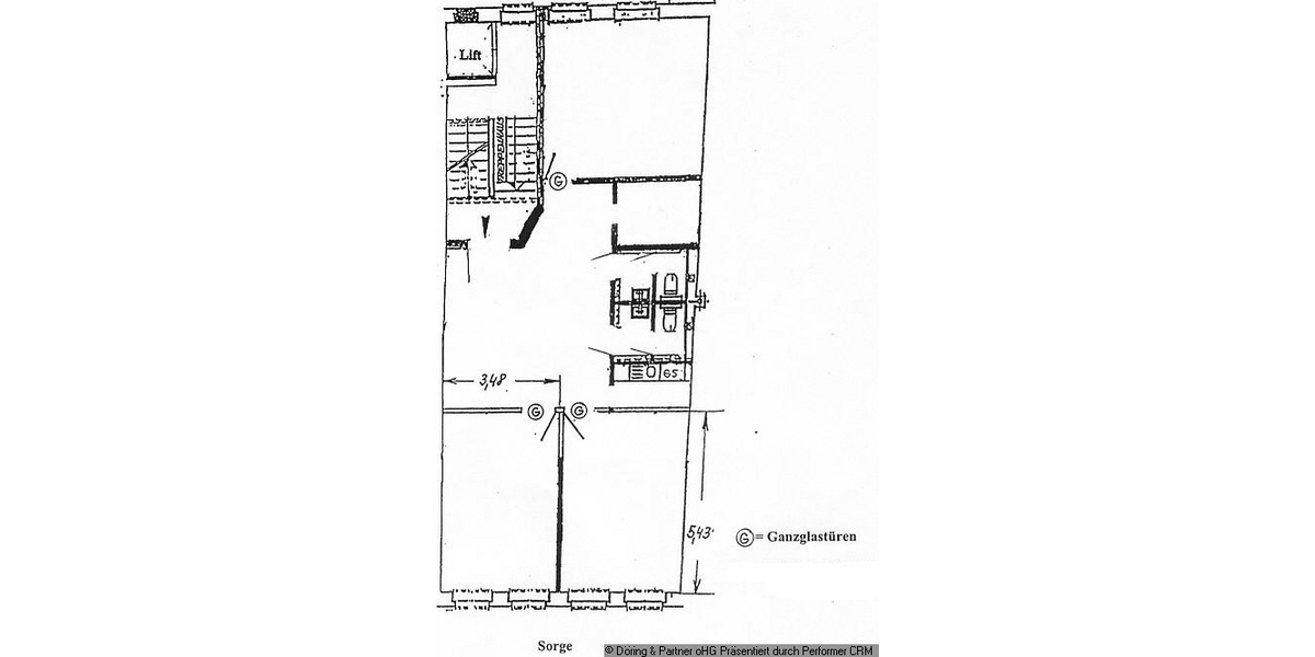 Schöne Büroräume (ca. 105 m²) mit Lift in der Fußgängerzone von Gera! - Gewerbeobjekt Gera Zentrum | Angebot:27070945