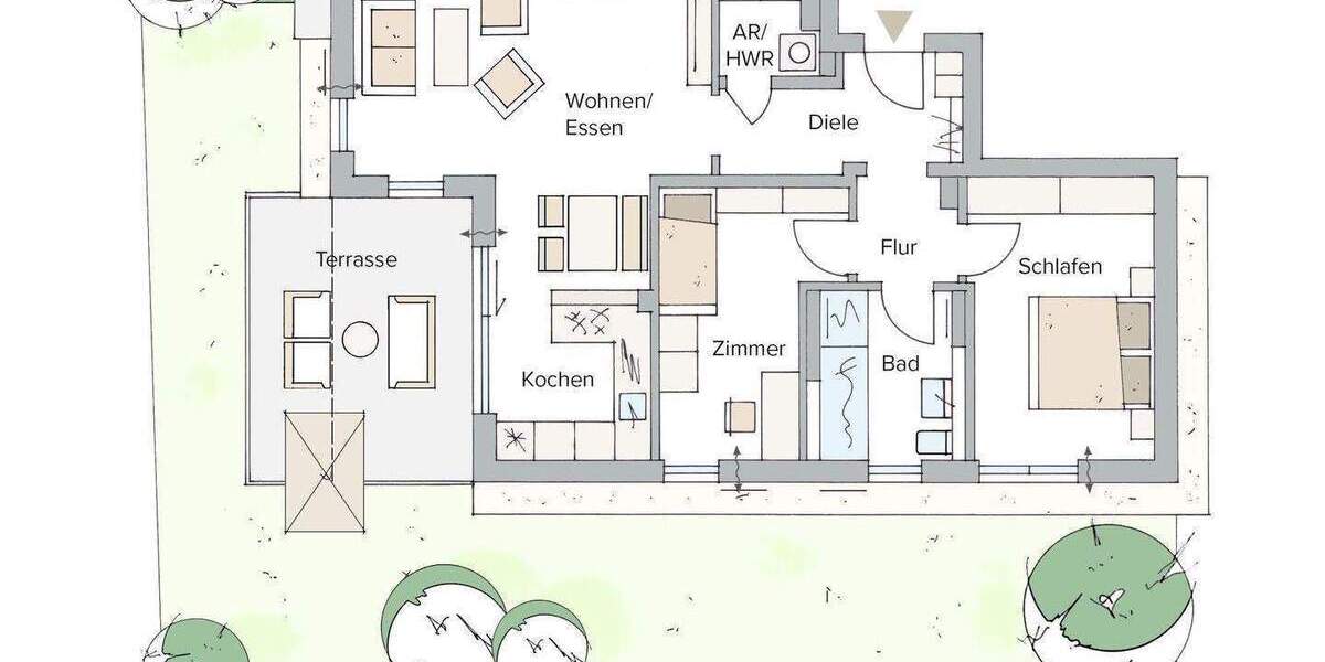 Etagenwohnung Nürnberg Spitalhof - 3 Zimmer, 515.195&euro; | Angebot:25567259