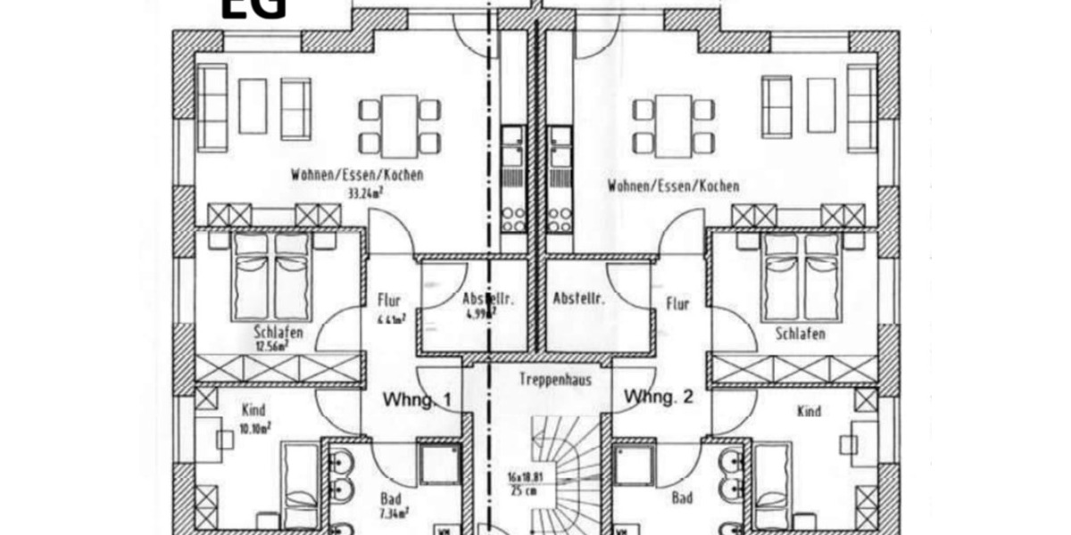 Erdgeschoßwohnung Schüttorf - 3 Zimmer, 66 m&sup2;, 750&euro; | Angebot:25236435