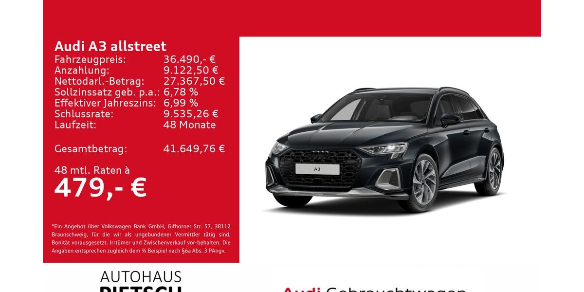 Audi A3 5.969 km 36.420 &euro; Melle 49324