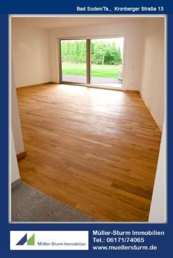 BAD SODENTS: Luxus 4-ZW im EG mit großer Terrasse ! 4 zimmer
