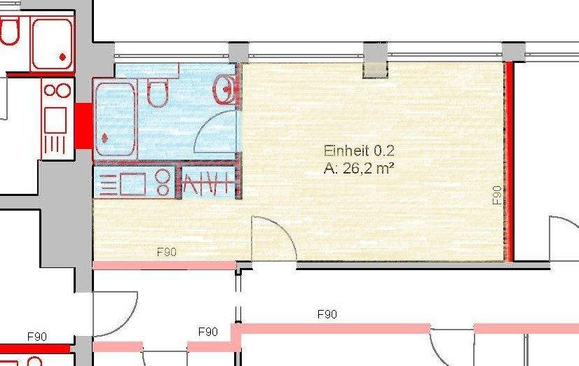 Gewerbeobjekt Hildesheim Drispenstedt - 1 Zimmer, 26 m&sup2;, 290&euro; | Angebot:25278227