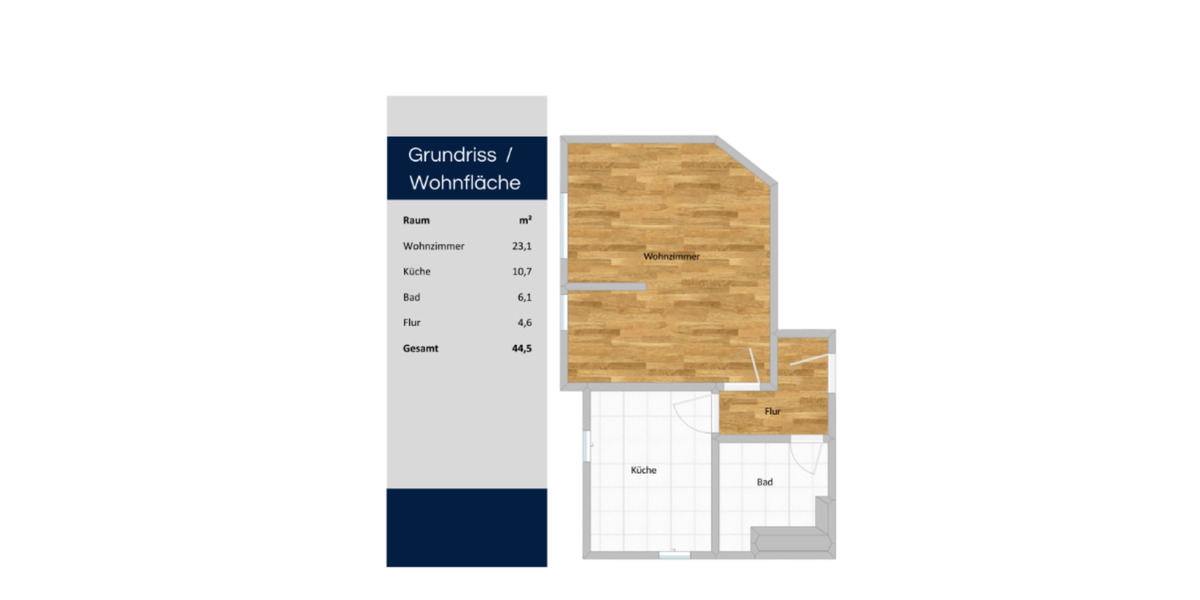 Dachgeschoßwohnung Dresden Blasewitz - 1 Zimmer, 45 m&sup2;, 166.000&euro; | Angebot:24802177