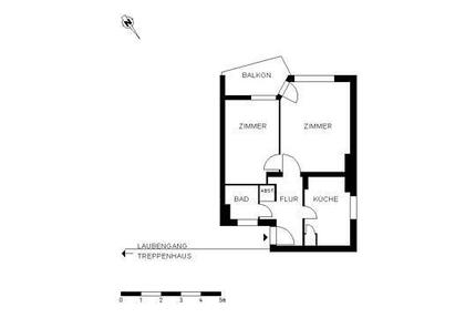 Gepflegte 2 Zimmer-Wohnung - ideal für Singles 2 zimmer