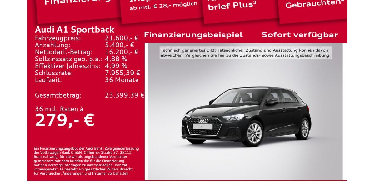 Audi A1 23.700 km 21.600 &euro; Berlin 10587