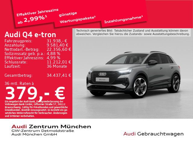 Audi Q4 e-tron 76.450 km 31.938 € München 80935