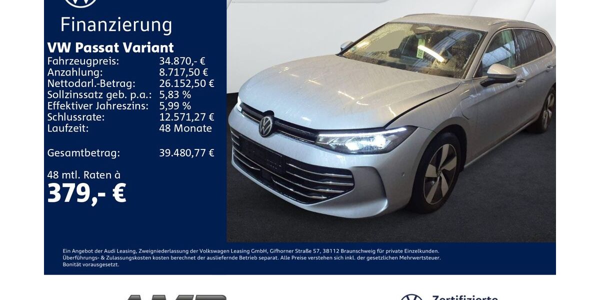 VW Passat Variant 26.060 km 34.870 &euro; Borna 04552