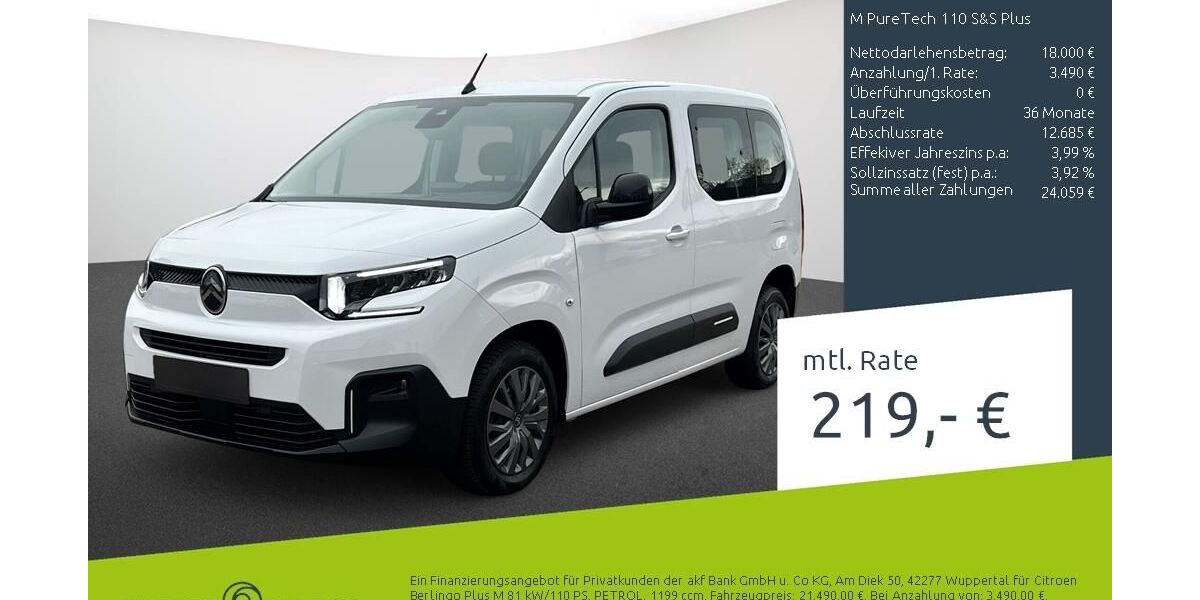 Citroen Berlingo 2.668 km 20.989 &euro; Stuhr 28816