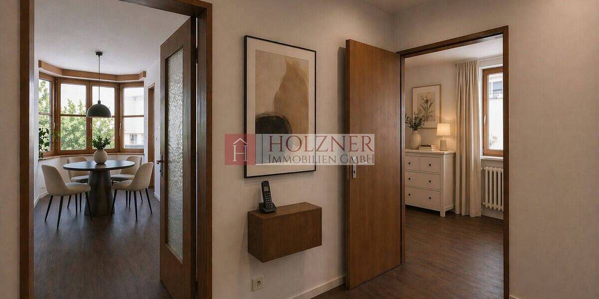 Etagenwohnung Landshut Nikola - 2 Zimmer, 63 m&sup2;, 290.000&euro; | Angebot:26364080