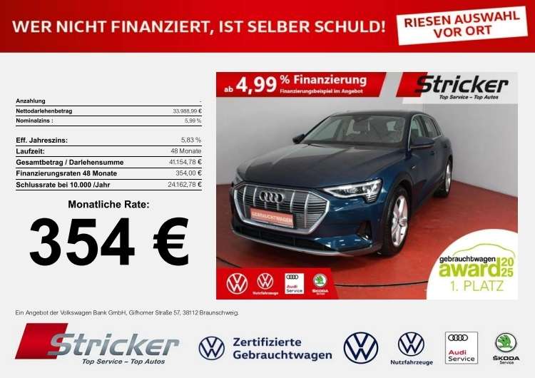 Audi e-tron 40.206 km 33.989 &euro; Horn-Bad Meinberg 32805