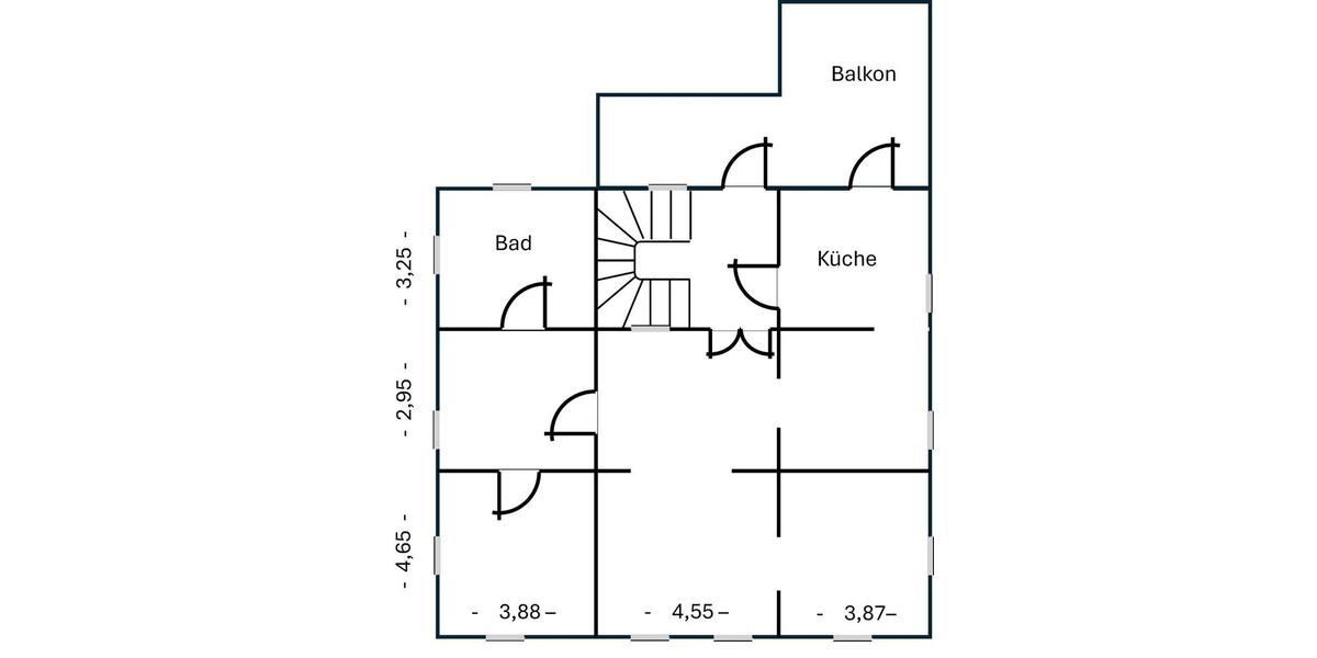 Etagenwohnung Ansbach - 3 Zimmer, 119 m&sup2;, 1.000&euro; | Angebot:26214622