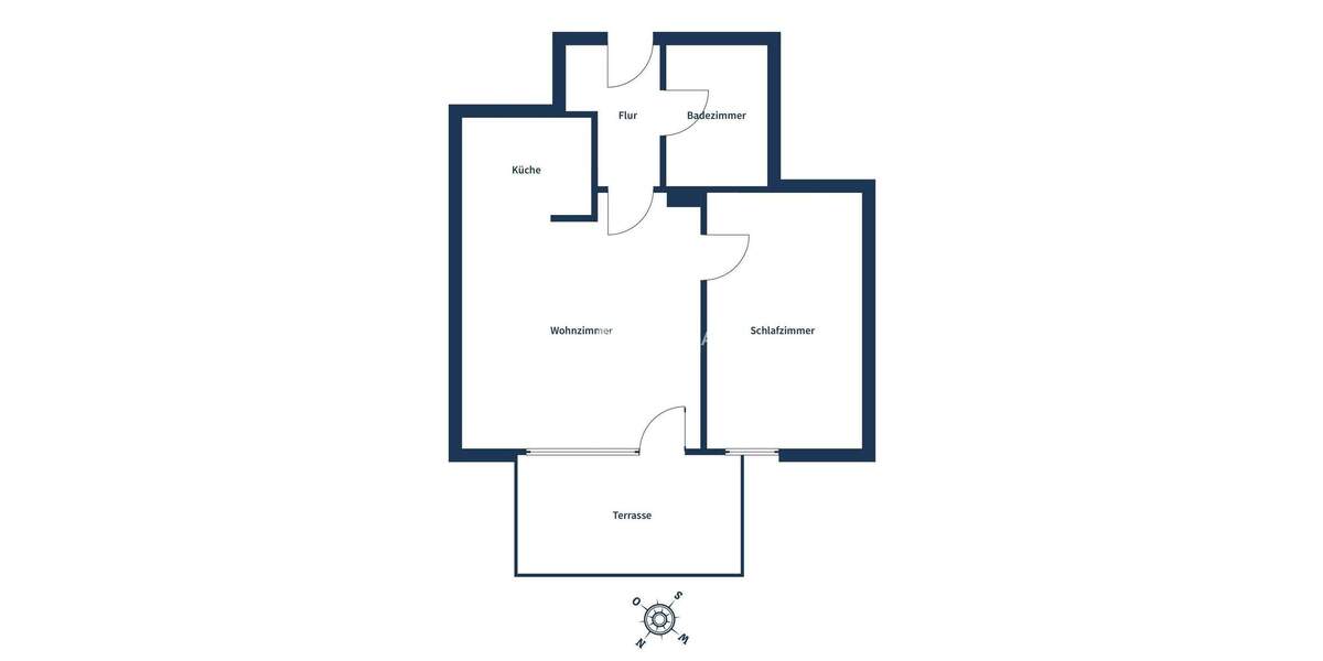 Etagenwohnung Alfter Oedekoven - 2 Zimmer, 46 m&sup2;, 177.000&euro; | Angebot:25425725