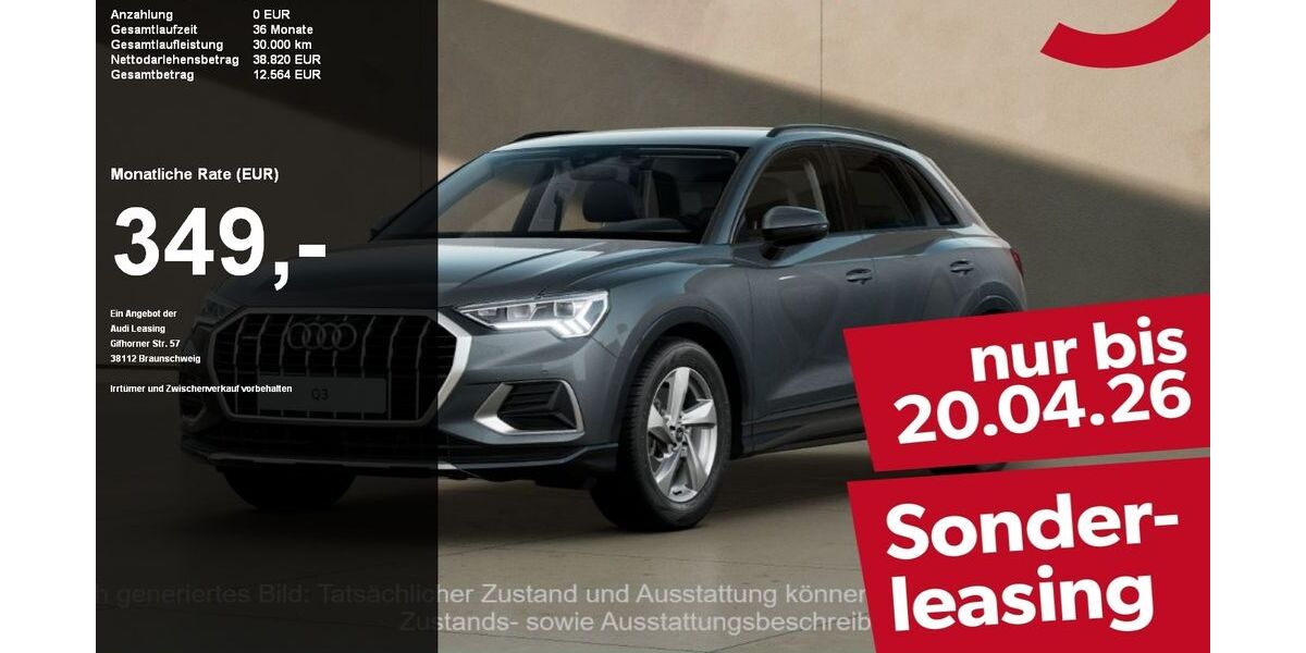 Audi Q3 39.500 km 38.740 &euro; Wackersdorf 92442