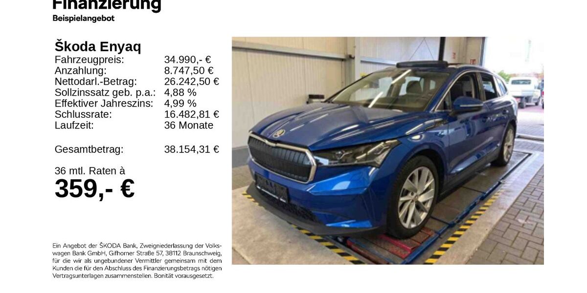 Skoda Enyaq 48.660 km 34.690 &euro; Gifhorn 38518