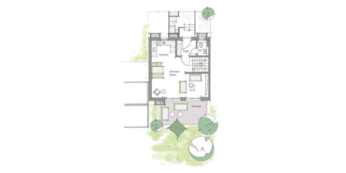 Reihenmittelhaus Erlangen Steudach - 5 Zimmer, 116 m&sup2;, 645.000&euro; | Angebot:25689878